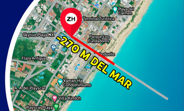 Terreno Unico con inigualable Ubicación en Playa del Carmen