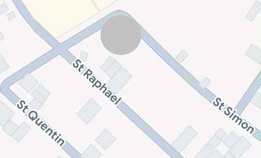 Residential corner lot for sale in St. Dominique Corinthians, San fernando Pampanga