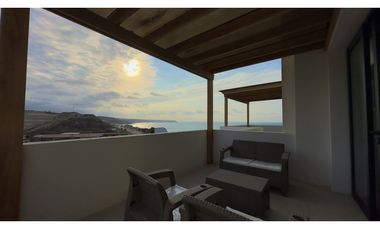 DEPARTAMENTO FRENTE AL MAR EN CIUDAD DEL MAR, MANTA