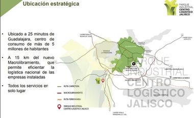 Terreno en venta en Centro Lógistico Jalisco