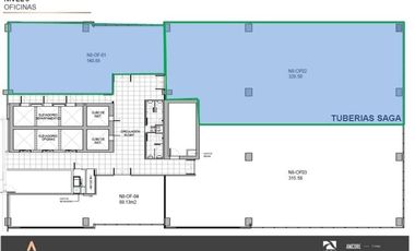 Oficina en renta en el centro de Monterrey