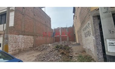 Venta De Terreno  A Espalda Del  Parque En Carabayllo Decima Etapa Urb. Santo Domingo
