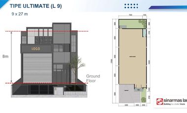 Rudang Keren Lokasi Super Strategis, Taman Tekno X tahap 2 BSD City