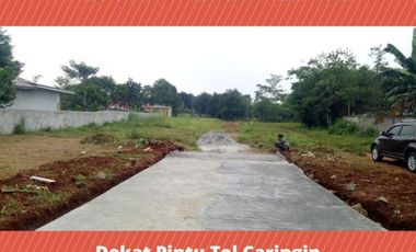 Kavling perumahan Bogor, Dekat Pintu Tol Caringin, 1 Jt-An Permeter, SHM