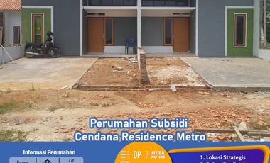 PROMO TERBAIK !!! rumah subsidi siap huni 2021 METRO