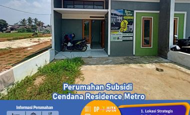 PROMO TERBAIK !!! rumah subsidi siap huni 2021 METRO