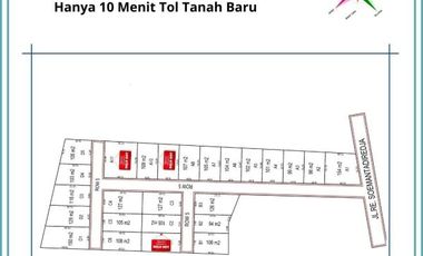 Kavling 2 Menit Stasiun Batu Tulis
