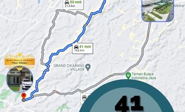 Rumah murah 4,7 KM Kecamatan Cileungsi