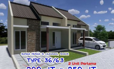 Rumah murah 4,7 KM Kecamatan Cileungsi