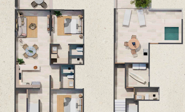 Departamento en Venta en San Benito, Najau, km 24.5 Costa Esmeralda(PH C)