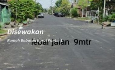 Rumah Babatan Pantai Siap huni Hadap Utara