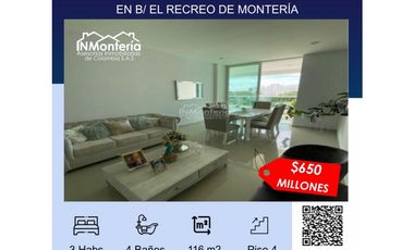 SE VENDE APARTAMENTO EN EL RECREO DE MONTERA