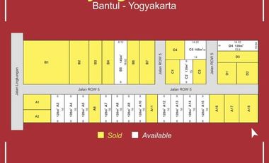 Kavling Pajangan dekat Kampus UIN Baru Jogja