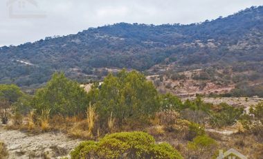 TERRENO EN LA ESTANZUELA MINERAL DEL CHICO CERCA DE LA PRESA DEL CEDRAL