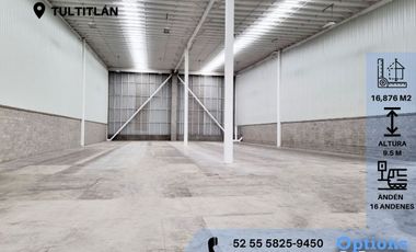 Incredible industrial warehouse in Tultitlán to rent