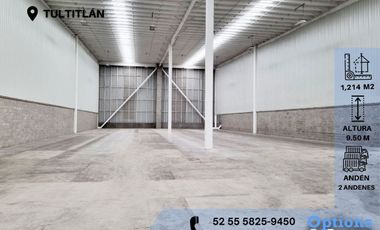 Industrial space for rent in Tultitlán