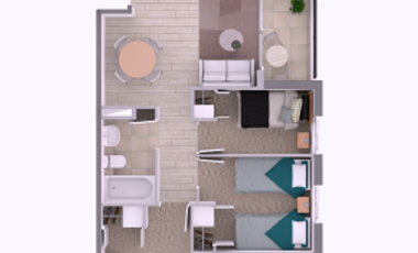 Hermoso departamento en Labranza