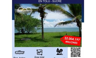 VENTA DE DOS LOTES DE PLAYA  EN TOLÚ SUCRE