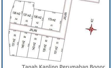 Tanah Kavling Belakang Terminal Laladon