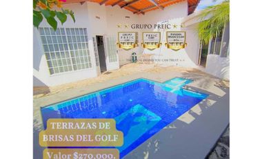 SE VENDE CASA CON PISCINA EN TERRAZAS DE BRISAS DEL GOLF