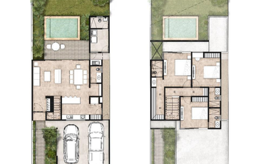 Casa de 3 recámaras en preventa en Temozón Norte