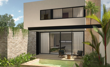Casa de 3 recámaras en preventa en Temozón Norte