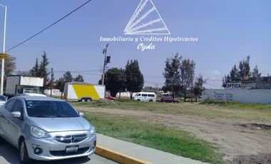 TERRENO EN VENTA EN ESQUINA 3583 METROS SOBRA AV SANTA ELENA COACALCO