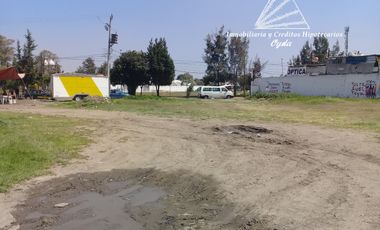 TERRENO EN VENTA EN ESQUINA 3583 METROS SOBRA AV SANTA ELENA COACALCO