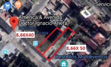 Lote en venta en muy buena zona