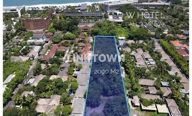 Tanah Komersial di Area Terkenal Petitenget Seminyak Dijual