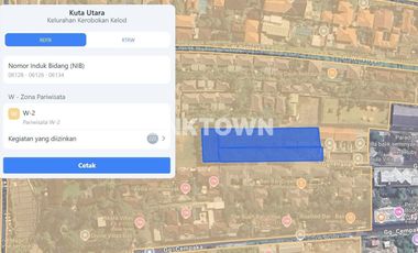 Tanah Komersial di Area Terkenal Petitenget Seminyak Dijual