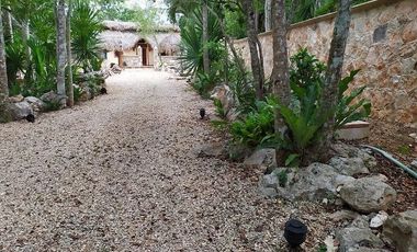 Venta de terreno, Tipo Campestre, con cabañas y casa, Valladolid, ,Yuc