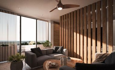 Alberca con vista al mar, departamento en pre-construccion en venta Cozumel.
