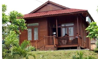 Knockdown Wooden - house