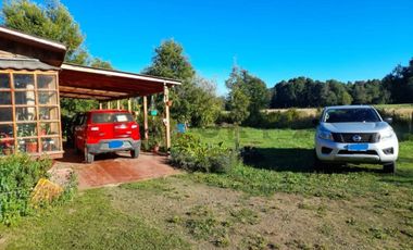 Parcela 6700 M2 con casa 2D 1B en Quepe, a 20 km del centro de Temuco