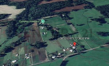 Parcela 6700 M2 con casa 2D 1B en Quepe, a 20 km del centro de Temuco