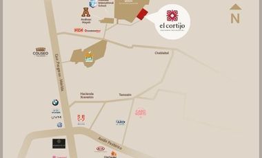 Terreno en Venta en Mérida, Privada El Cortijo, Chablekal ( Lote 20)