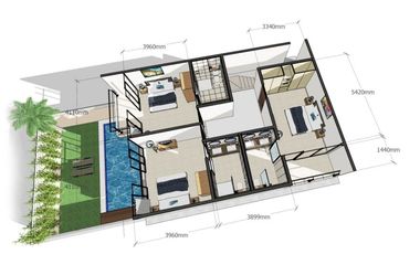 VILLA CANTIK TERMURAH 15 MENIT DARI PANTAI KUTA FULLY FURNISHED