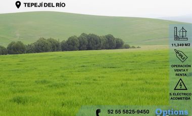 Great industrial land for sale in Tepejí del Río