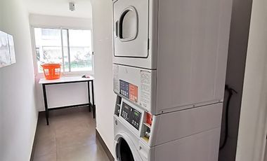 1D/1B / Terraza, Estacionamiento, full equipado, cerca metro