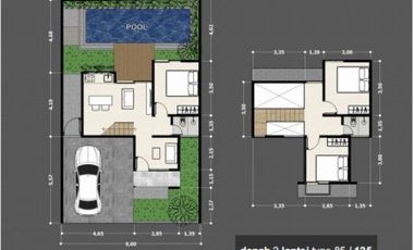 DIJUAL RUMAH 2 LANTAI DI JOGJA FREE POOL DEKAT STADION
