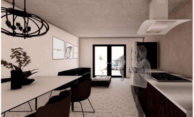 DEPARTAMENTO DE DOS AMBIENTES EN POZO EN DUPLEX