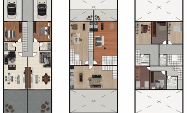 DEPARTAMENTO DE DOS AMBIENTES EN POZO EN DUPLEX