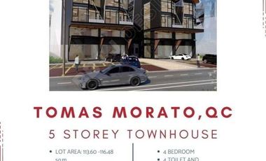 113.60 Sqm, 4 bedrooms, Townhouse For Sale in Tomas Morato Qc UNIT-B