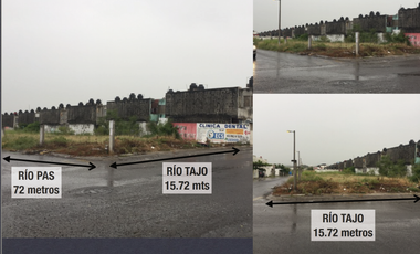 RENTA de terreno EN ESQUINA para USO COMERCIAL EMPRESAS A LARGO PLAZO Calle Rio Pas entre Río Guadalquivir -  424.17 m2