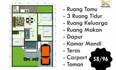 RUMAH BARU BERKUALITAS SATU-SATU NYA YANG MURAH DI KAWASAN BOROBUDUR