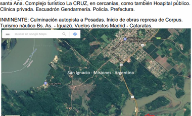 EXCELENTE PROPIEDAD DE 7 HECTÁREAS SOBRE RÍO EN LORETO, DEPARTAMENTO CANDELARIA PCIA. DE MISIONES