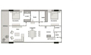 Departamento en venta Mérida Yucatán, Privada Tamara Sereniti