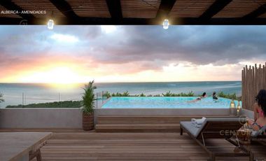 Lujosos Departamentos en Venta 2 rec con Vista al mar en Holbox P3925
