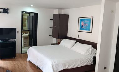 apartaestudio en arriendo en santa barbara central-usaquén. Cod A51915